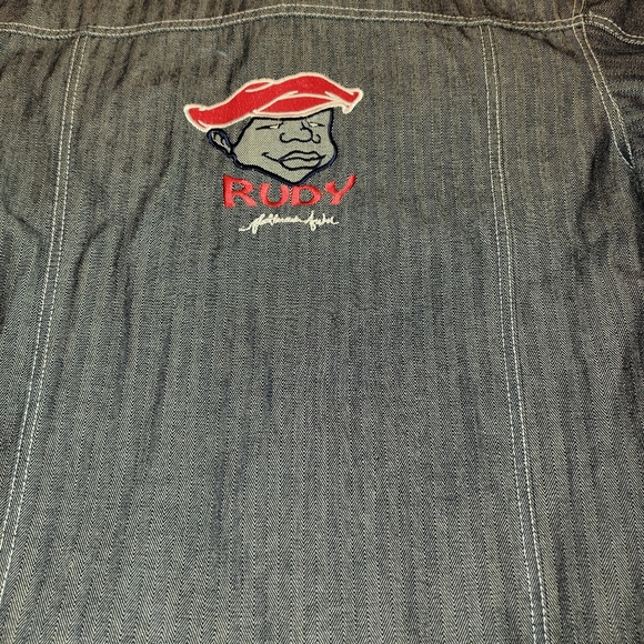 Vintage Platinum Fubu Fat Albert Rudy Denim Jacket XXXL 3XL mens - Picture 3 of 11